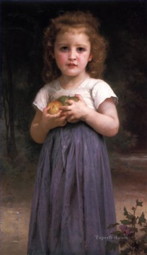 ジューヌ・フィーユと子供たちの写実主義 ウィリアム・アドルフ・ブーグロー Oil Paintings